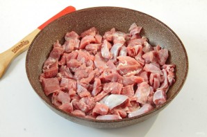 Kalkoenvlees met groenten in tomatensaus - foto stap 2