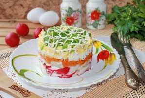 Salade met kabeljauw en groenten - fotostap 8