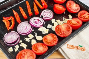 Geroosterde tomatensoep met knoflook - foto stap 2